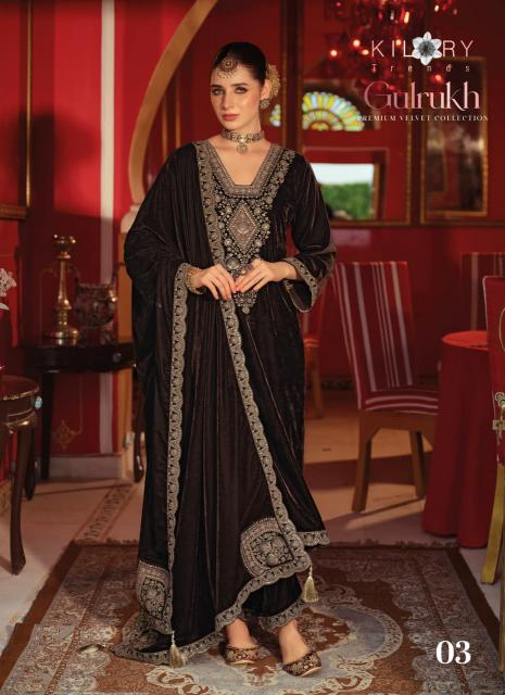 Kilory gulrukh dress material wholesale